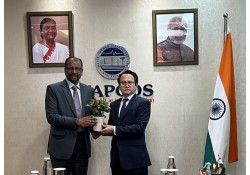 Ambassador Ganbold Dambajav met with Mr. Agrawal Rajni Kant, Chairman/Managing Director, WAPCOS