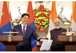 Монгол Улсын Ерөнхийлөгч У.Хүрэлсүхийн Бүгд Найрамдах Энэтхэг Улсад хийсэн төрийн айлчлал өндөрлөлөө