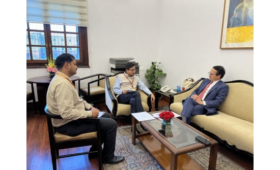 Ambassador Ganbold Dambajav met with Mr. G.Das, Joint Secretary, East Asia, MEA, GoI, and discussed issues of bilateral cooperation.