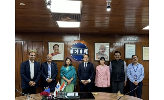 Ambassador Ganbold Dambajav met with Mrs. Vartika Shukla, Chairwoman and Managing Director, EIL, and discussed the Oil Refinery project developments.