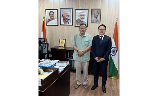 Ambassador Ganbold Dambajav met with Hon'ble Mr. Rajkumar Ranjan Singh, Minister of State for External Relations