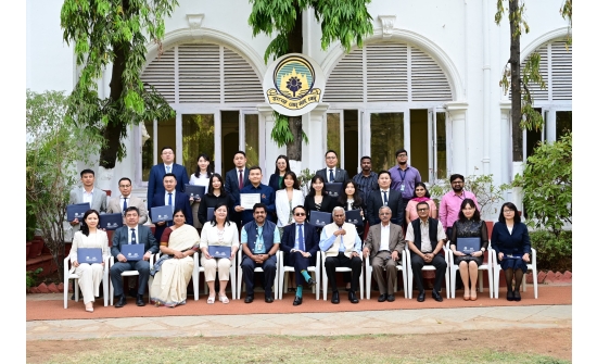 Ambassador Ganbold Dambajav visited the Administrative Staff College of India