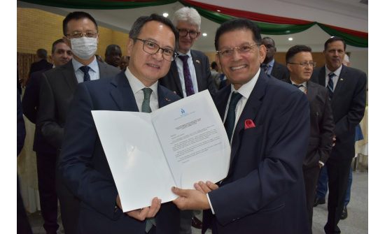 H.E. Ambassador Ganbold Dambajav Meets Bangladesh Foreign Minister, Delivers Official Letter